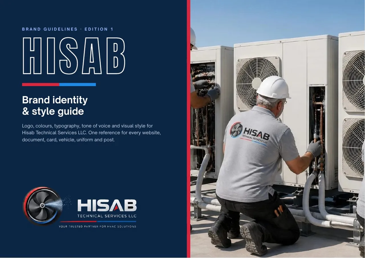 Hisab brand guidelines cover