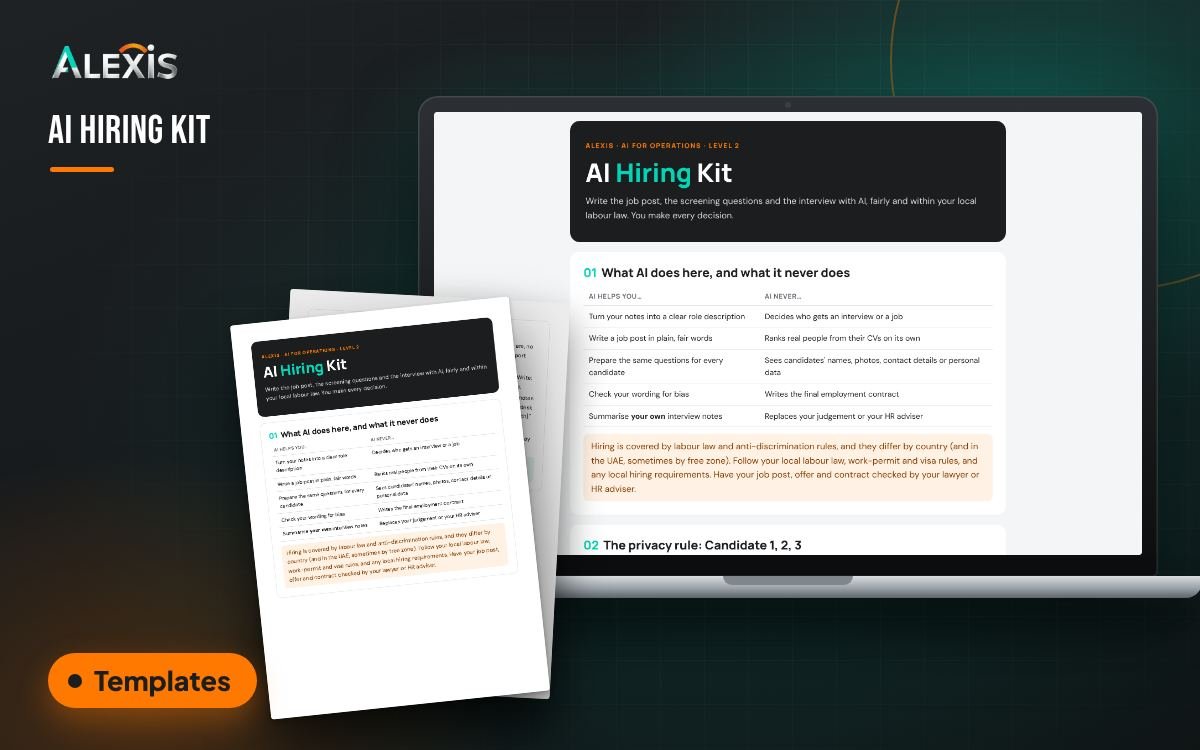 Cover of AI Hiring Kit