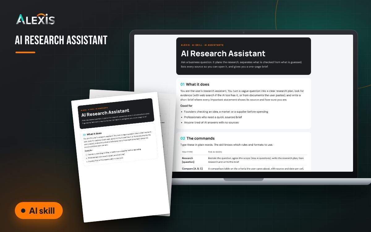 AI Research Assistant: ai skill and PDF