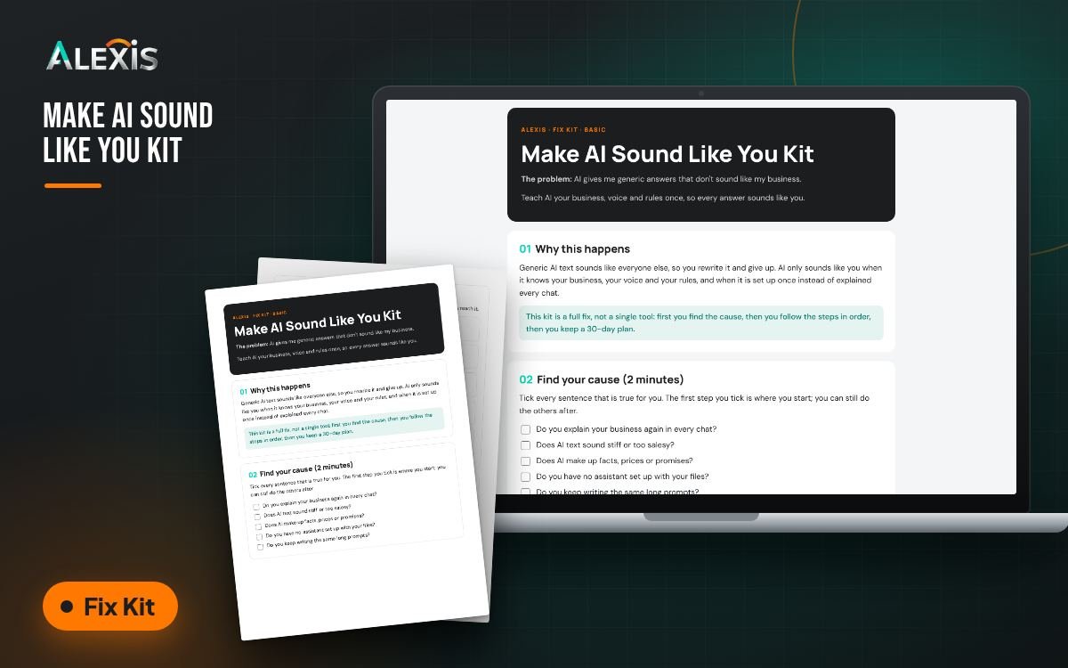 Cover of Make AI Sound Like You Kit